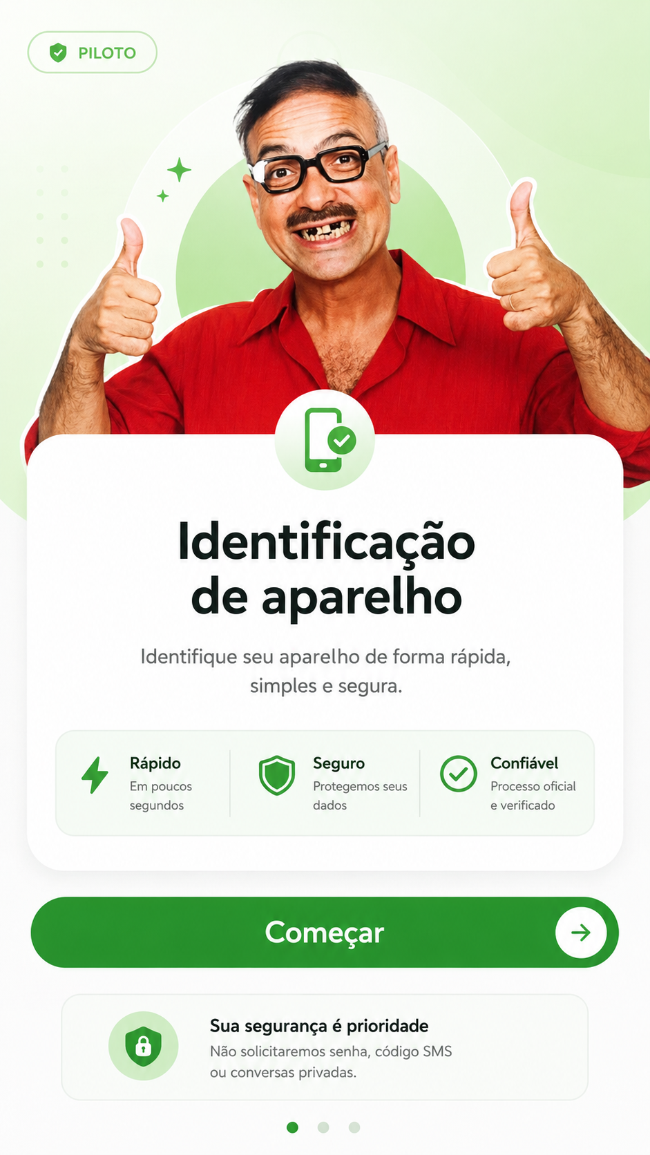 Pesquisa de aparelho